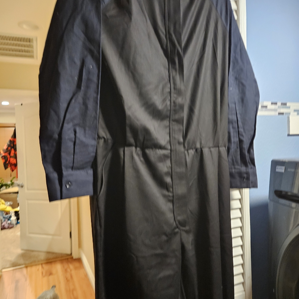Men's Black and Navy Jacket